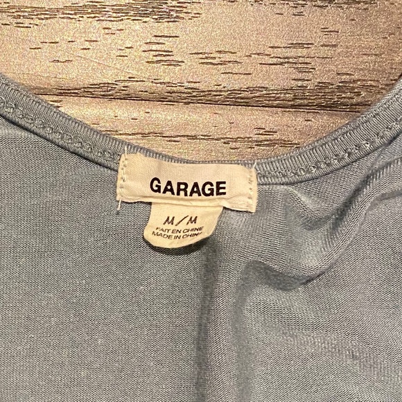 periwinkle blue ruched top - Picture 2 of 2